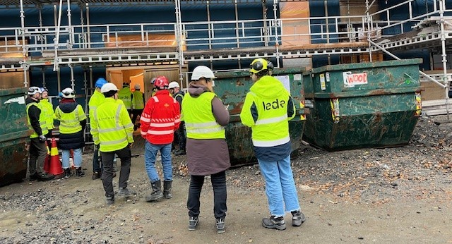 Koordinatorskolen befaring byggeplass